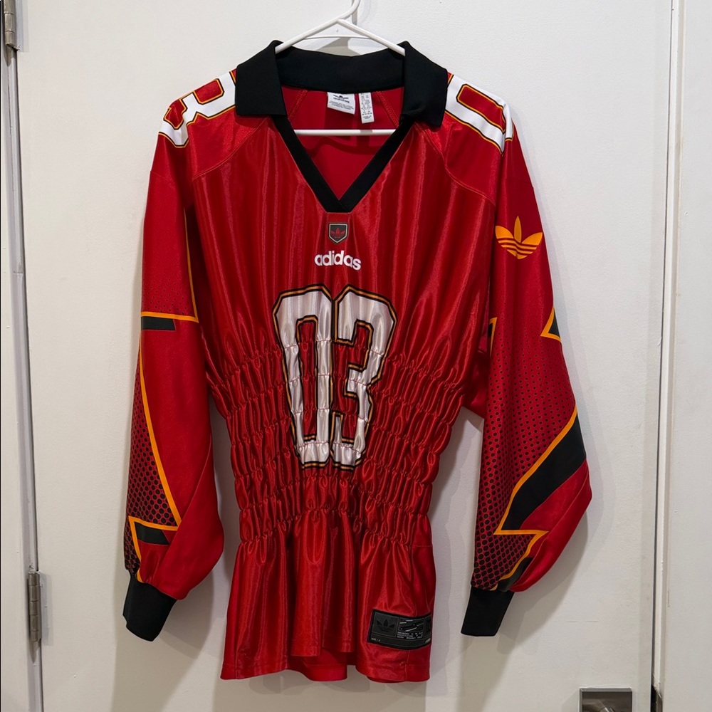 Adidas Playera Adilenium Red and Black Long Sleeve Innvictus Jersey, Sz Xsmall - Picture 1 of 15
